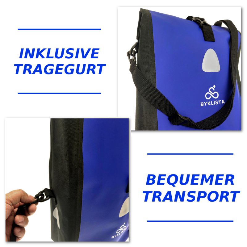 BYKLISTA® Fahrradtasche für Gepäckträger