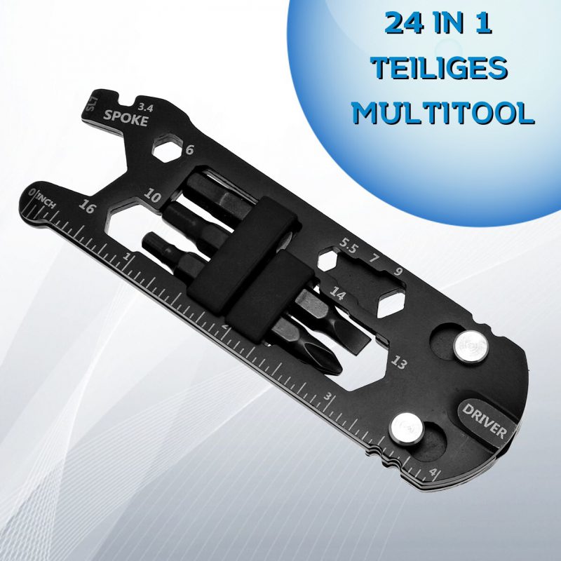 BYKLISTA® Fahrrad Multitool 24tlg. Fahrradwerkzeug